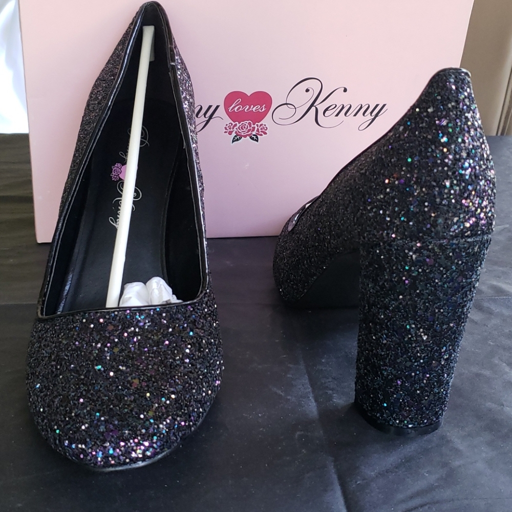 N9B, Penny loves Kenny,  Rhinestone heels size 13